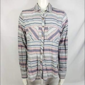 Maurices SZ XL flannel long sleeve button front